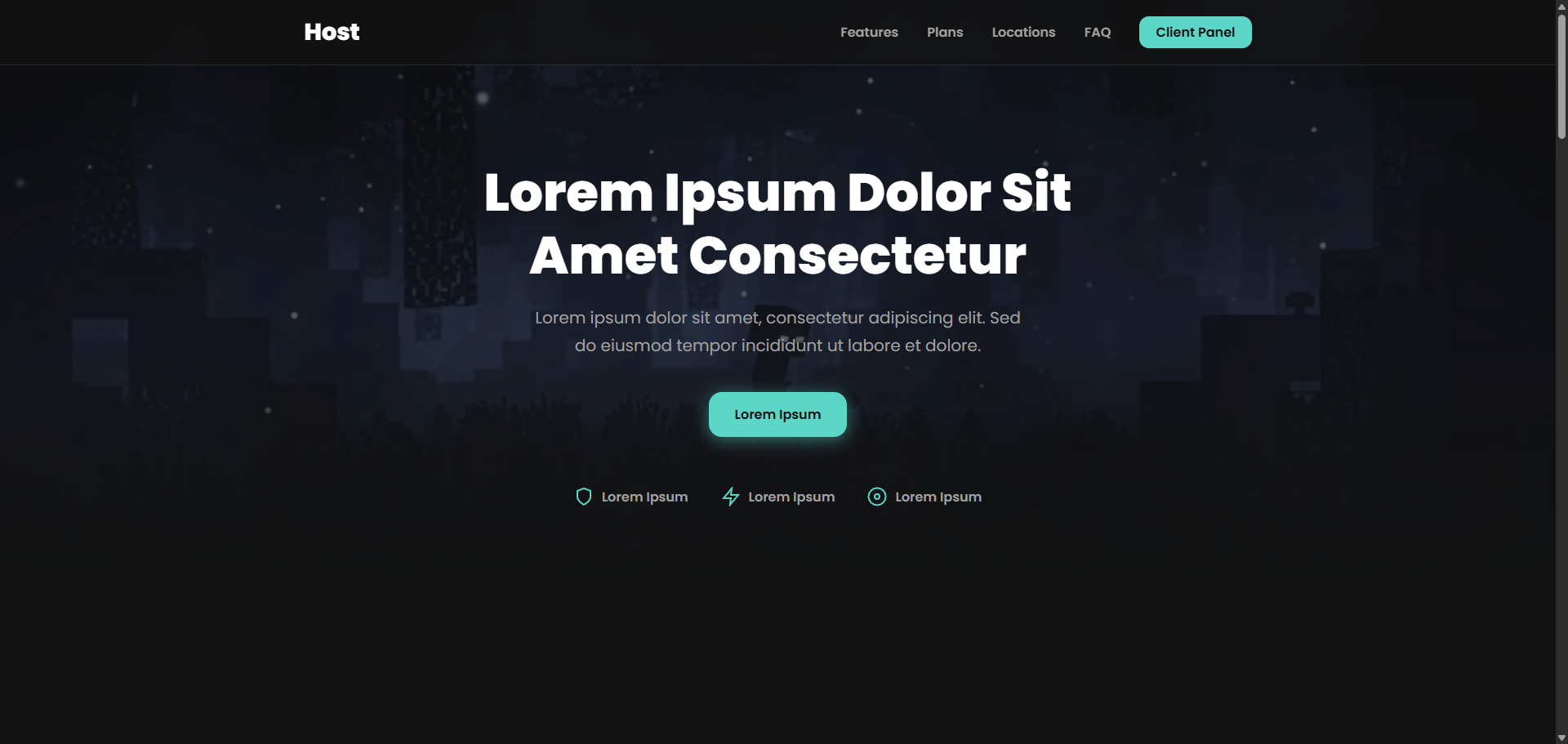 Hosting Page